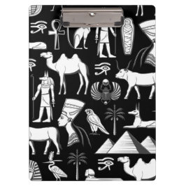 Ancient Egypt Hieroglyphic Symbol Pattern      Klemmbrett