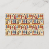 Ancient Egypt History Tutor Travel Visitenkarte (Rückseite)