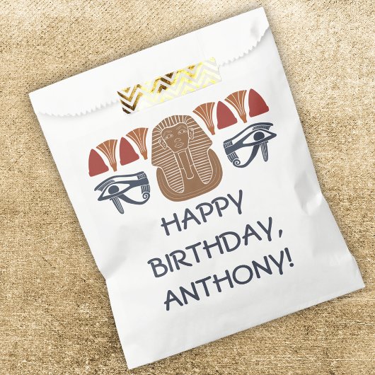 Ancient Egypt King Tut Themed Custom Party Geschenktütchen