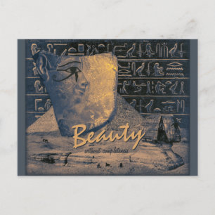 Ancient Egypt klebend with beautiful face CC0364 Postkarte