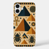Ancient Egypt Mystique Geometric Papyrus Case-Mate iPhone Hülle (Rückseite)