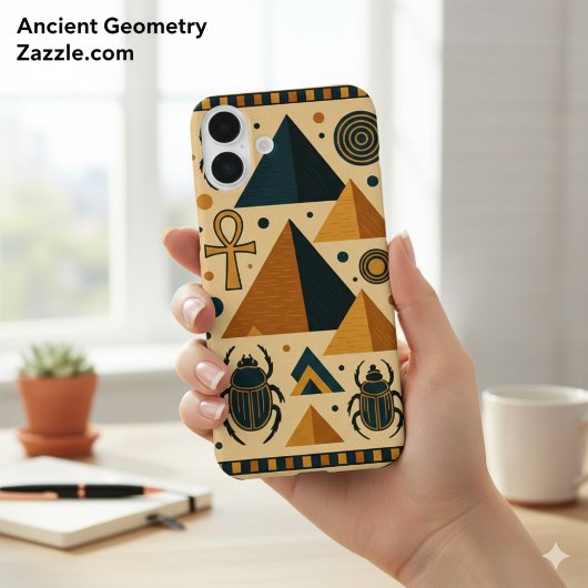 Ancient Egypt Mystique Geometric Papyrus Case-Mate iPhone Hülle