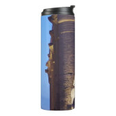 Ancient Egypt Pharaoh Ramses Giant Statue Karnak Thermosbecher (Nach links gedreht)