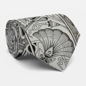 Ancient Egypt Pharaonic Pattern Neck Tie Krawatte (Gerollt)