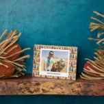 Ancient Egypt Themed Custom Photo Fotoplatte<br><div class="desc">Display your favorite photo of from your vacation in Egypt with this custom plaque. Your picture and caption are set against a background featuring ancient Egyptian style graphics.</div>
