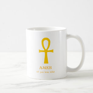 Ancient Egyptian Ankh Symbol Pun Spaß Funny Kaffeetasse