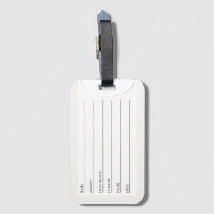 Ancient Egyptian Anubis Cartouche Gepäckanhänger