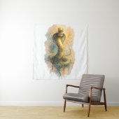 Ancient Egyptian Cobra Golden Uraeus Mythology Wandteppich (Beispiel)