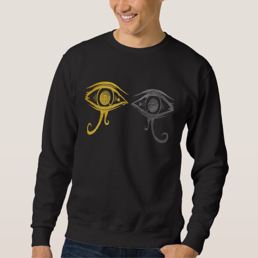 Ancient egyptian Eye Horus Apparel Sweatshirt (Vorderseite)