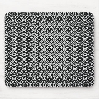 Ancient Egyptian Flowers - Black Mousepad