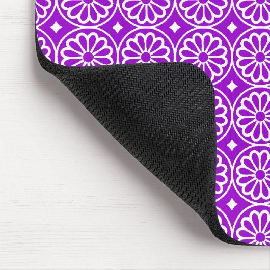 Ancient Egyptian Flowers - Purple Mousepad (Ecke)