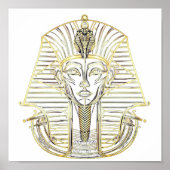 Ancient Egyptian Frame Design – Luxurious Pharaoh Poster (Vorne)