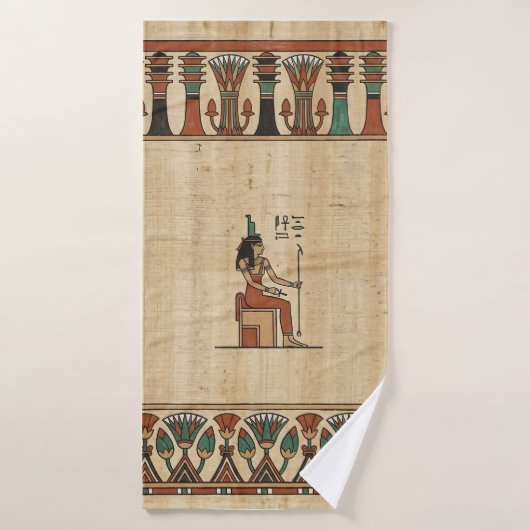 Ancient Egyptian Goddess Isis  Badehandtuch (Badehandtuch)