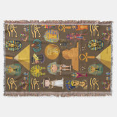 Ancient Egyptian Hieroglyphic -Pattern Symbol Decke (Vorderseite)