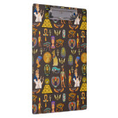 Ancient Egyptian Hieroglyphic Pattern Symbol Klemmbrett (Rechts)