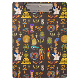 Ancient Egyptian Hieroglyphic Pattern Symbol       Klemmbrett