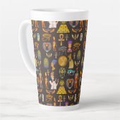 Ancient Egyptian Hieroglyphic Pattern Symbol Milchtasse (Linke Ecke)