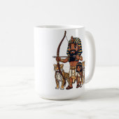 Ancient Egyptian Hunt with Leopards Kaffeetasse (VorderseiteRechts)