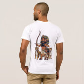 Ancient Egyptian Hunt with Leopards T-Shirt (Schwarz voll)