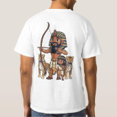 Ancient Egyptian Hunt with Leopards T-Shirt (Rückseite)