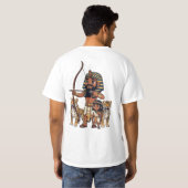 Ancient Egyptian Hunt with Leopards T-Shirt (Schwarz voll)
