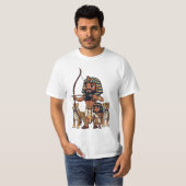 Ancient Egyptian Hunt with Leopards T-Shirt (Vorne ganz)