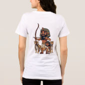 Ancient Egyptian Hunt with Leopards Tri-Blend Shirt (Rückseite)
