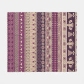 Ancient Egyptian ornament Tribal seamless pattern. Fleecedecke (Vorderseite (Horizontal))