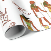 Ancient Egyptian Pantheon Geschenkpapier (Rolleneckpunkt)