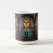 Ancient Egyptian Pharaoh Tutankhamen Kaffeetasse (Mittel)