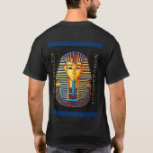 Ancient Egyptian Pharaoh Tutankhamun Gold Mask  T-Shirt (Rückseite)