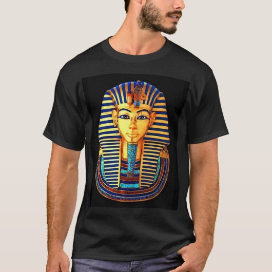 Ancient Egyptian Pharaoh Tutankhamun Gold Mask T-Shirt (Vorderseite)