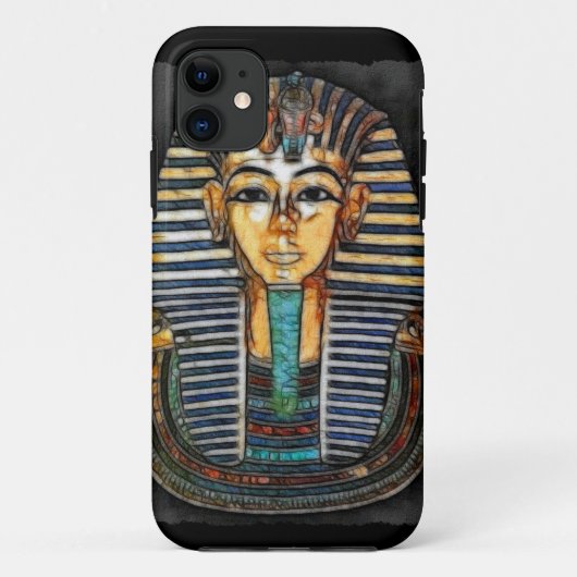 Ancient Egyptian Pharaoh Tutankhamun Phone Case (Rückseite)