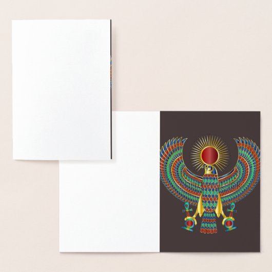 Ancient Egyptian Postcard | Pharaonic Art Design b Folienkarte (Anzeige)