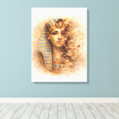 Ancient Egyptian Queen Portrait Art Print Leinwanddruck (Insitu (Holzboden))