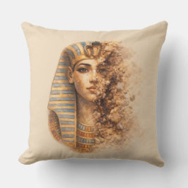 Ancient Egyptian Queen Throw Pillow Kissen