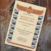 Ancient Egyptian Scarab Beetle Custom Einladung