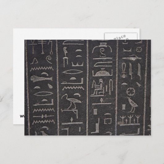 Ancient Egyptian Secret Postcard Postkarte (Vorne/Hinten)