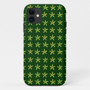 Ancient Egyptian Style Star Pattern II - Dk Green Case-Mate iPhone Hülle