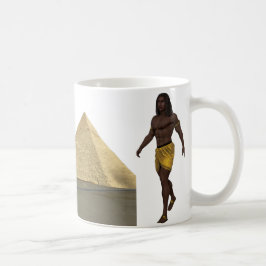 “Ancient Egyptian Warrior Mug | Pyramid of Giza De Kaffeetasse