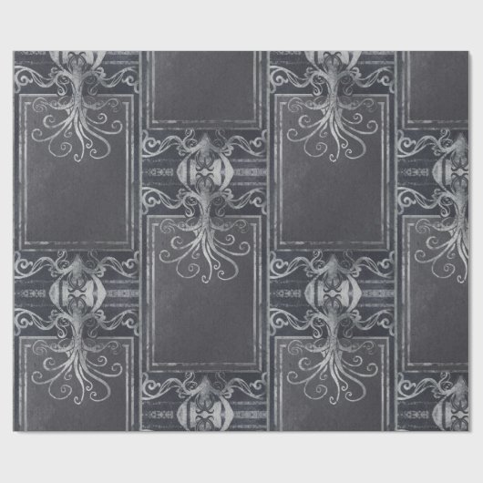 Ancient Eldritch Viktorianisch (Lila & Silver) Geschenkpapier (Flach)