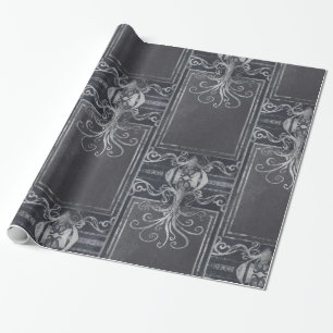 Ancient Eldritch Viktorianisch (Lila & Silver) Geschenkpapier
