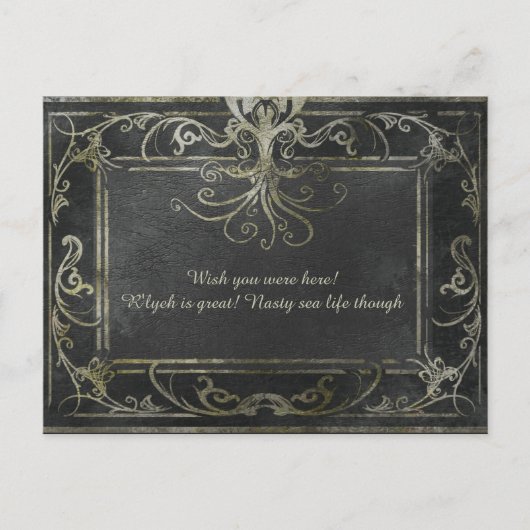 Ancient Eldritch Viktorianisch Post Card Postkarte (Vorderseite)