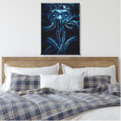 Ancient Eldtich Horror: Deep Ocean Kraken Leinwanddruck (Insitu (Schlafzimmer))