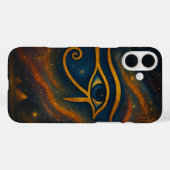 Ancient Eye of Horus Cosmic Mystique Case-Mate iPhone Hülle (Rückseite (Horizontal))