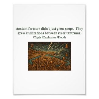 Ancient farmers...river tantrums fotodruck