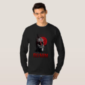 Ancient Female Japanese Samurai Katana Ronin Asian T-Shirt (Vorne ganz)