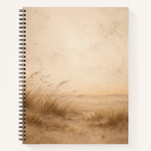Ancient Field | Landscape Art | Notebook Notizblock (Vorderseite)