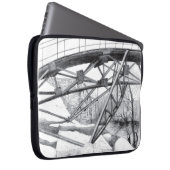 Ancient Footbridge pencilart Monochrome Laptopschutzhülle (Vorne Rechts)