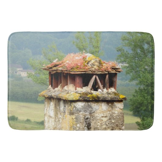 Ancient French Chimney Bath Mat Badematte (Vorderseite)